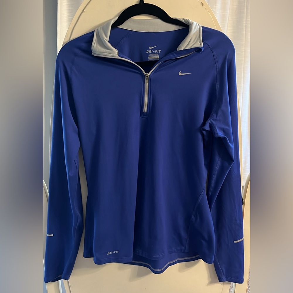 Nike long sleeve zip up Dri-Fit